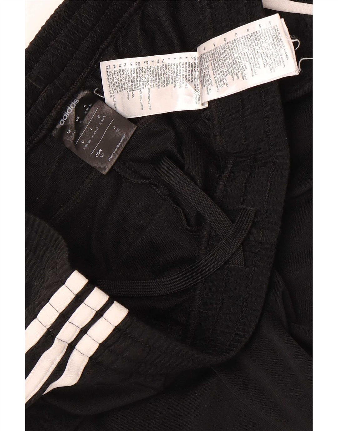 Adidas ženske hlače za trenirku UK 8/10 male crne poliesterske