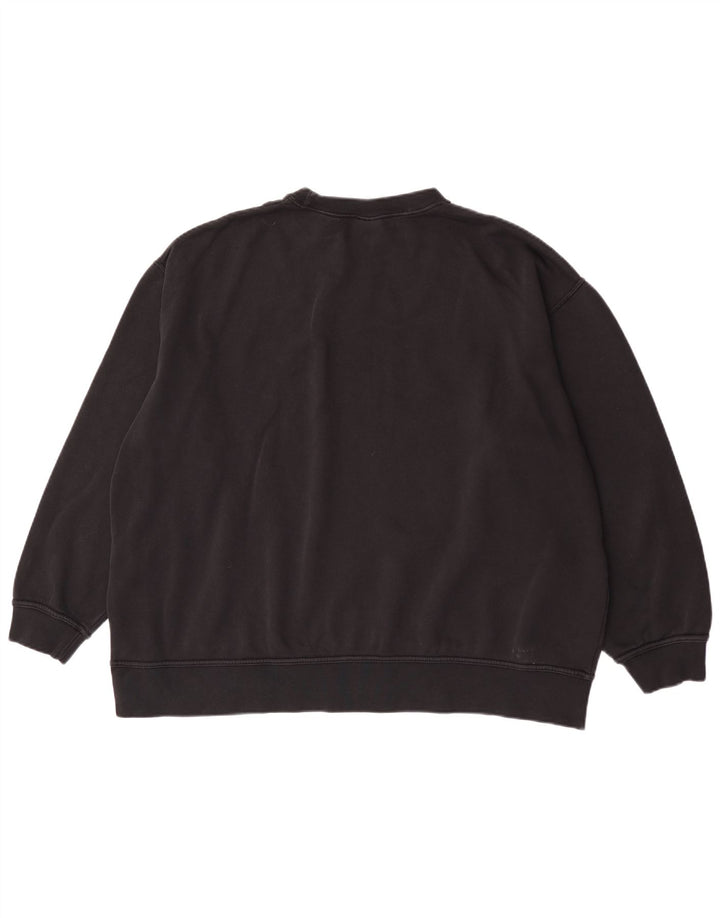 Nike ženska majica prekomjerne veličine UK 18 XL crni pamuk