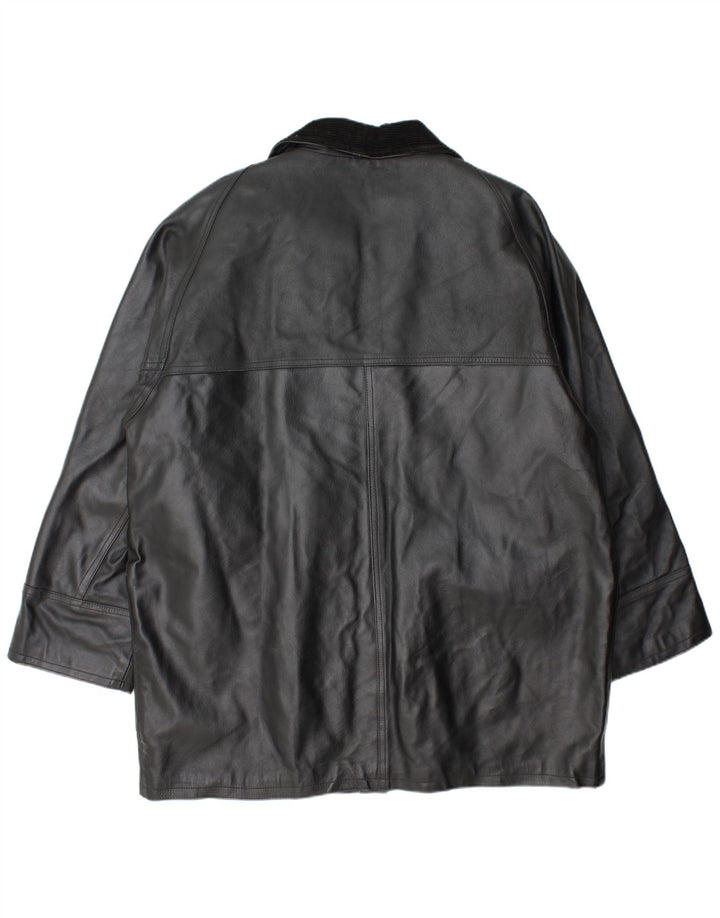 La Griffe ženski kožni kaput IT 54 3XL crna koža