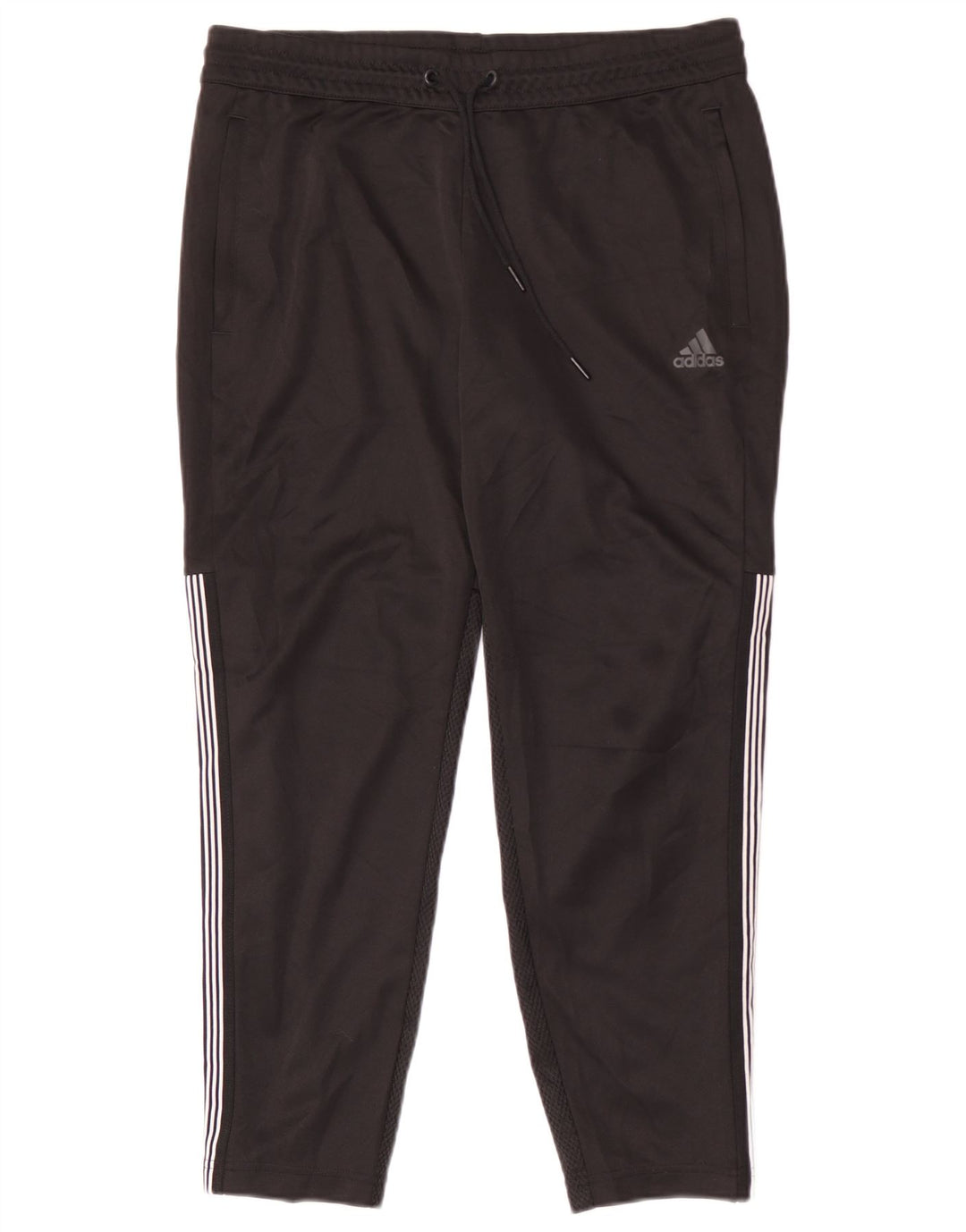 Adidas muške trenirke srednje crne poliesterske hlače