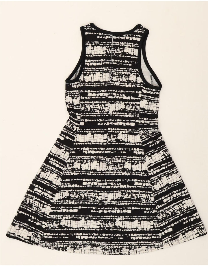 MOSSIMO ženska haljina A-kroja bez rukava UK 10 Mala crna s mrljama