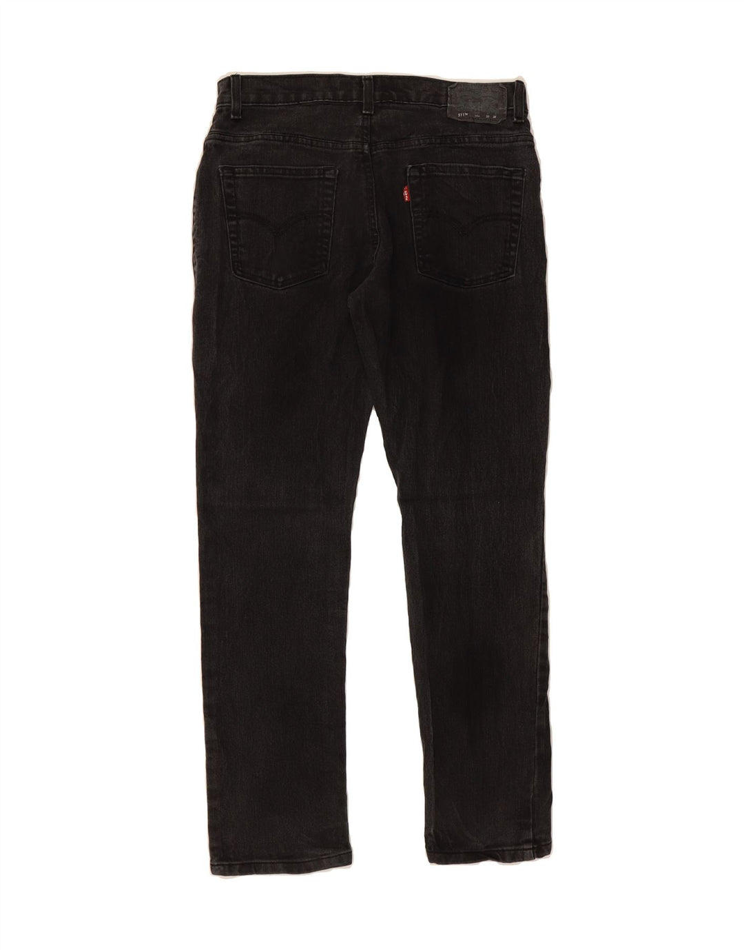 LEVI'S Boys 511 Slim Jeans 13-14 Years W33 L28 Black Polyester Vintage Levi's and Second-Hand Levi's from Messina Hembry 