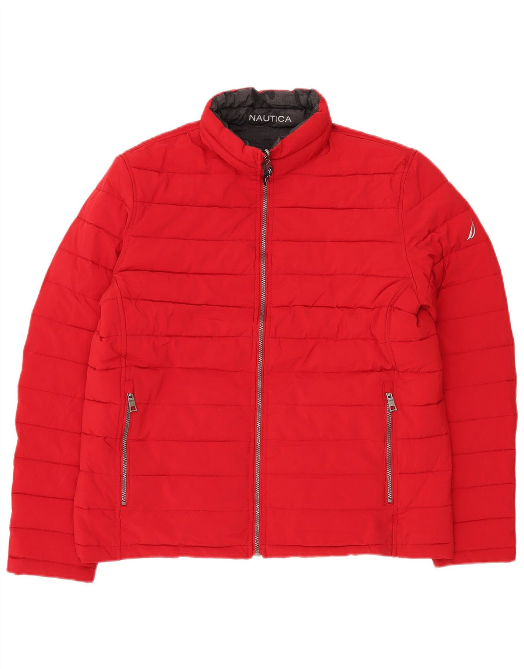 NAUTICA Muška dvostruka podstavljena jakna UK 40, velika crna kamuflažna