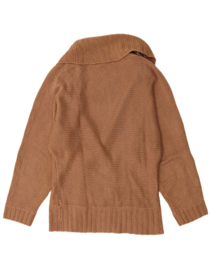 Zara ženski kardigan pulover UK 14 Srednje smeđa