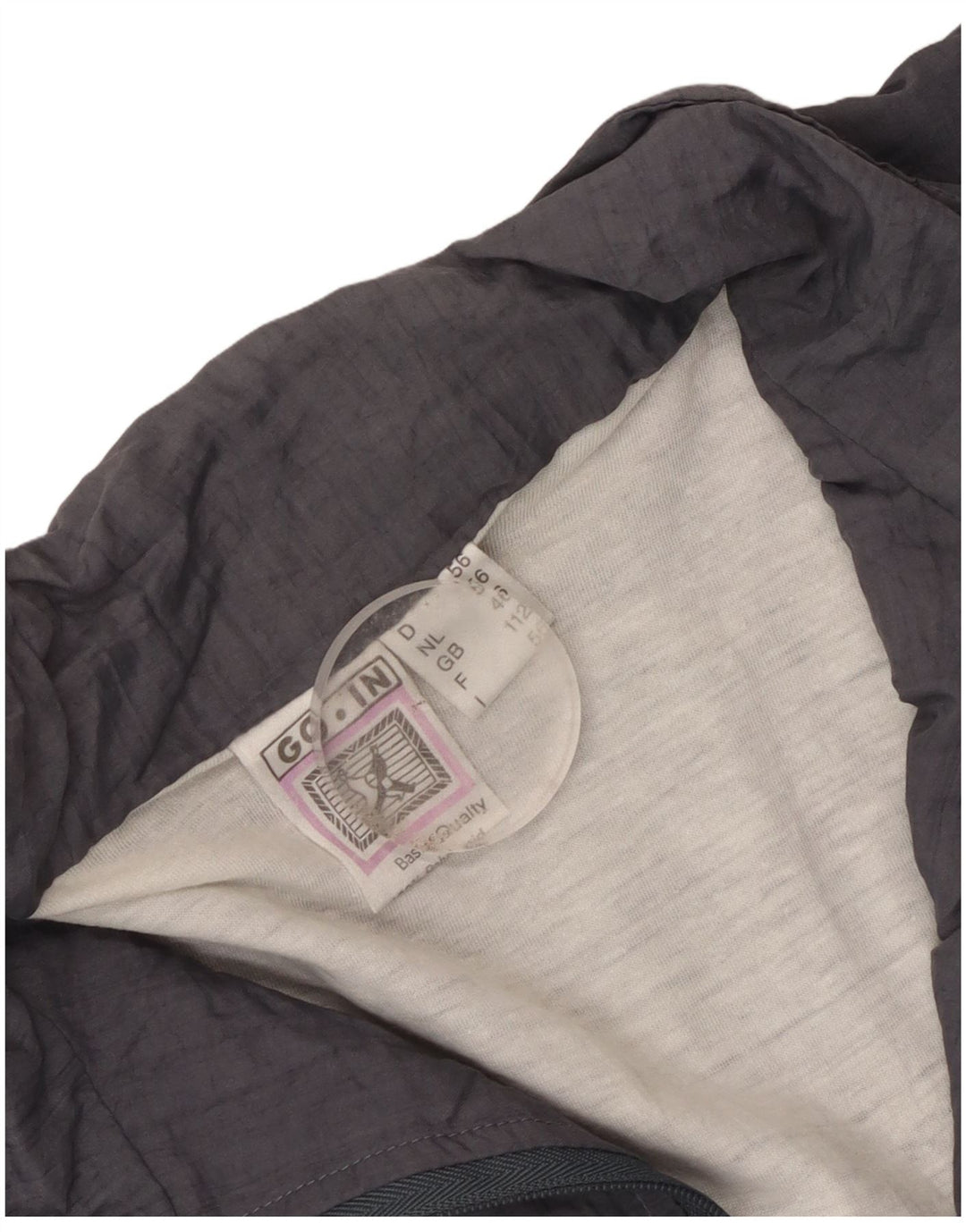 CLIPPER Muška trenirka Gornja jakna UK 46 2XL Sivi Colourblock Pamuk