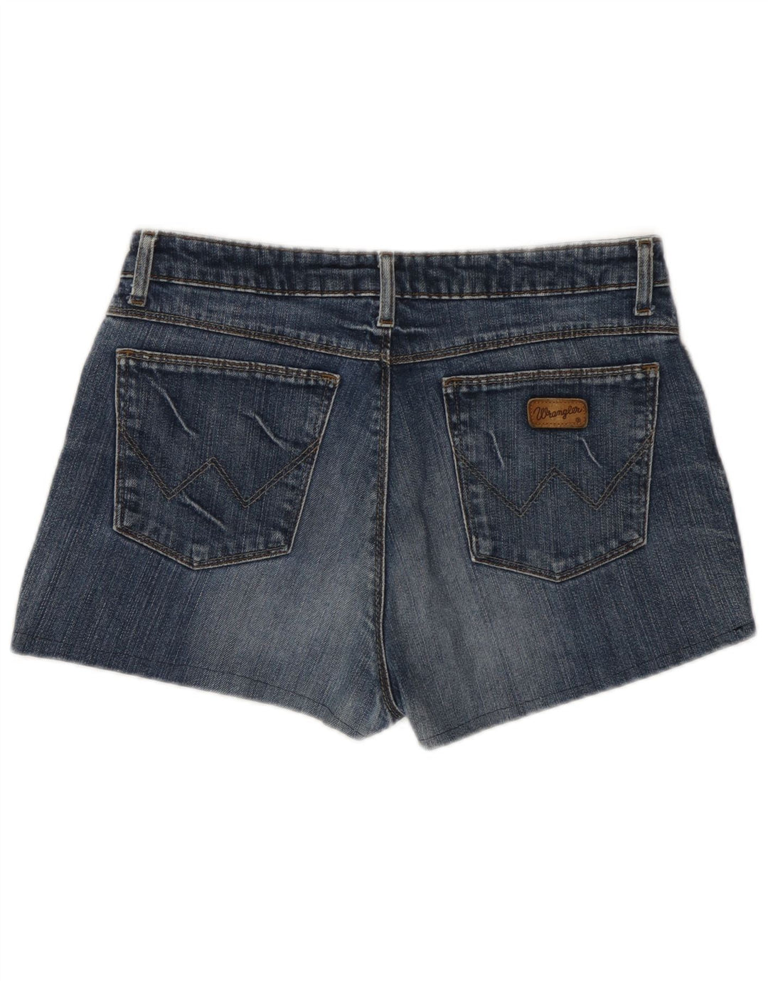 Wrangler Ženske traper vruće hlačice W32 Large Blue Cotton