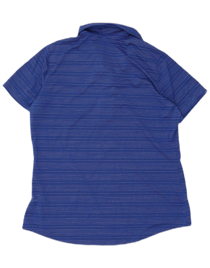 Adidas ženska polo majica kratkih rukava od poliestera velikih plavih pruga