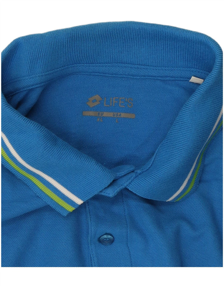 Lotto Mens Life's polo majica Large Blue
