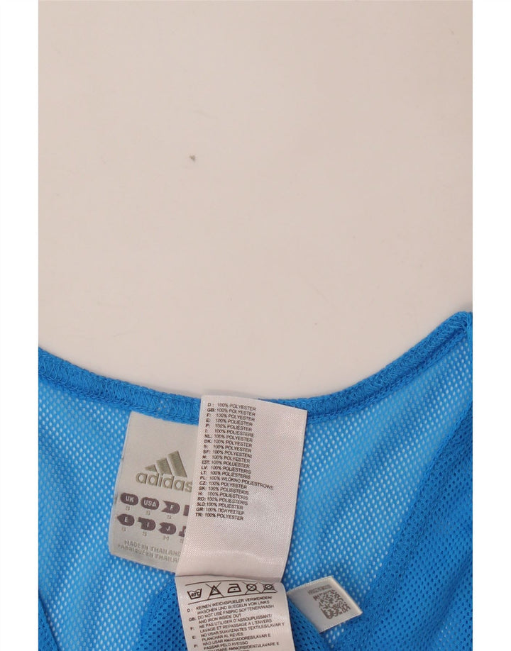 ADIDAS muški grafički gornji dio prsluka mali plavi poliester