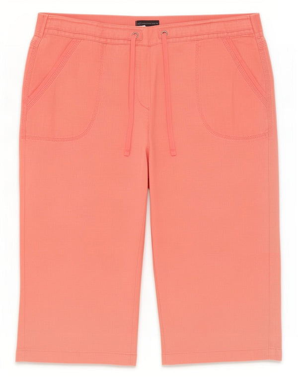 Marks & Spencer ženske Capri hlače UK 18 XL W38 L20 Ružičasto laneno