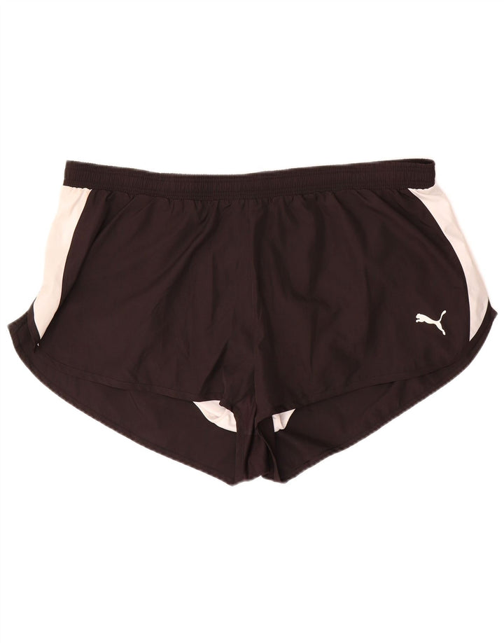 PUMA muške kratke hlače za plivanje XL crni poliester u boji