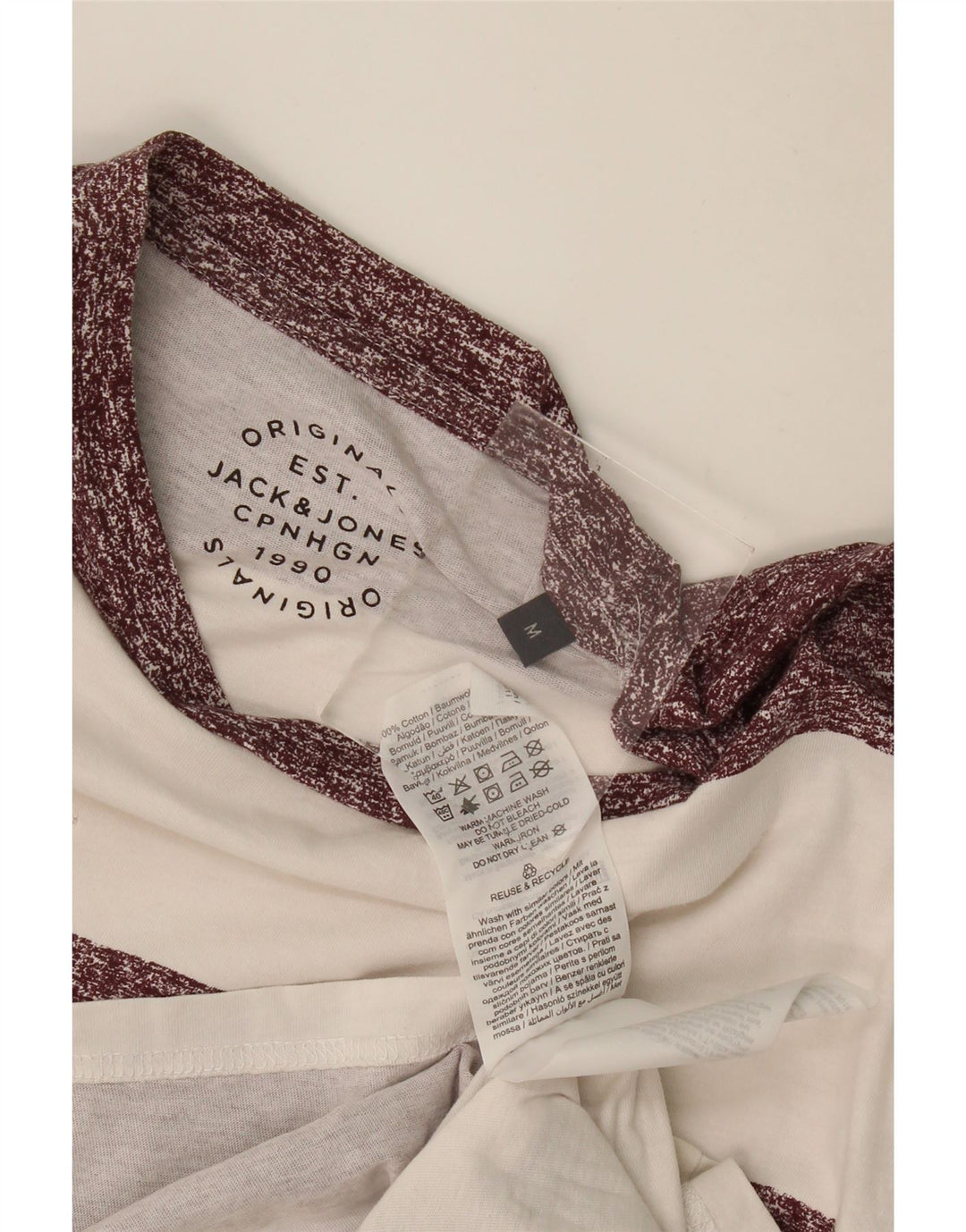 Jack & Jones muška majica kratkih rukava Srednji pamuk na bijele pruge