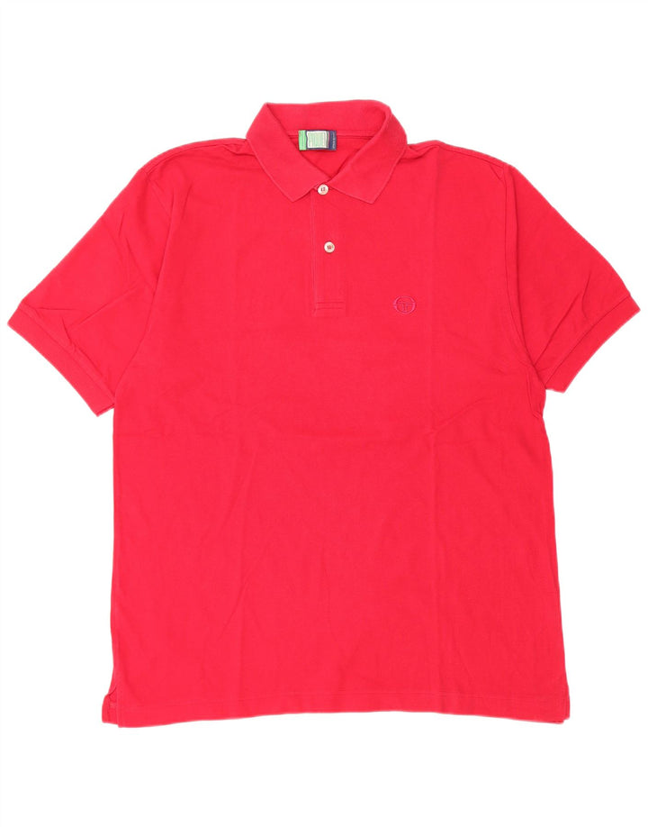 Sergio Tacchini muška polo majica IT 48 Srednje ružičasti pamuk