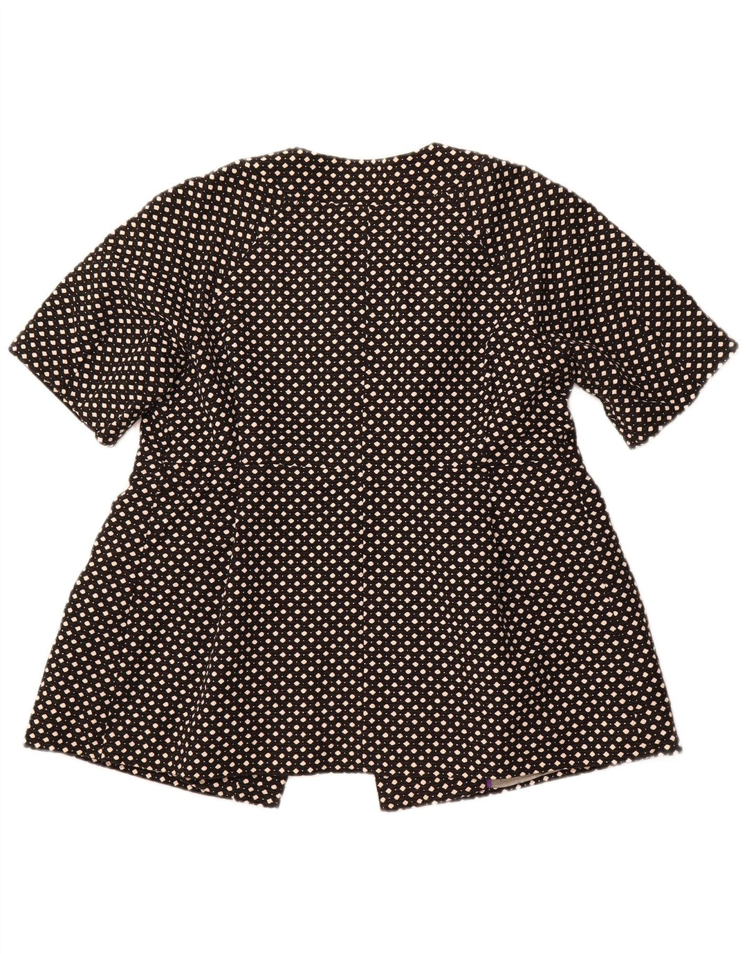 J. CREW Ženska jakna s jednim gumbom US 12 Large Black Spotted