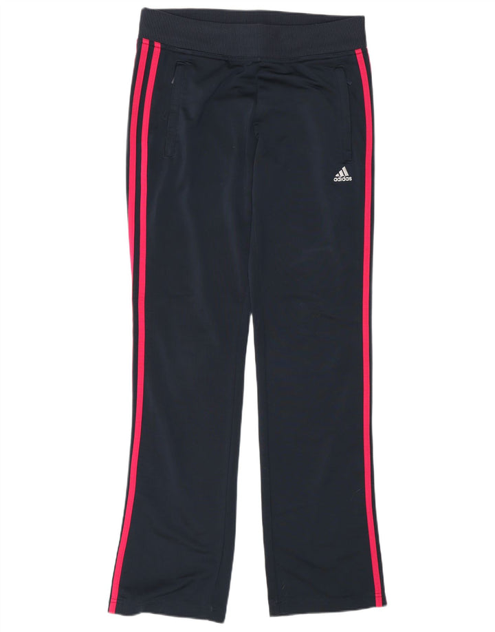 Adidas ženske hlače za trenirku UK 10 Male tamnoplave poliesterske hlače