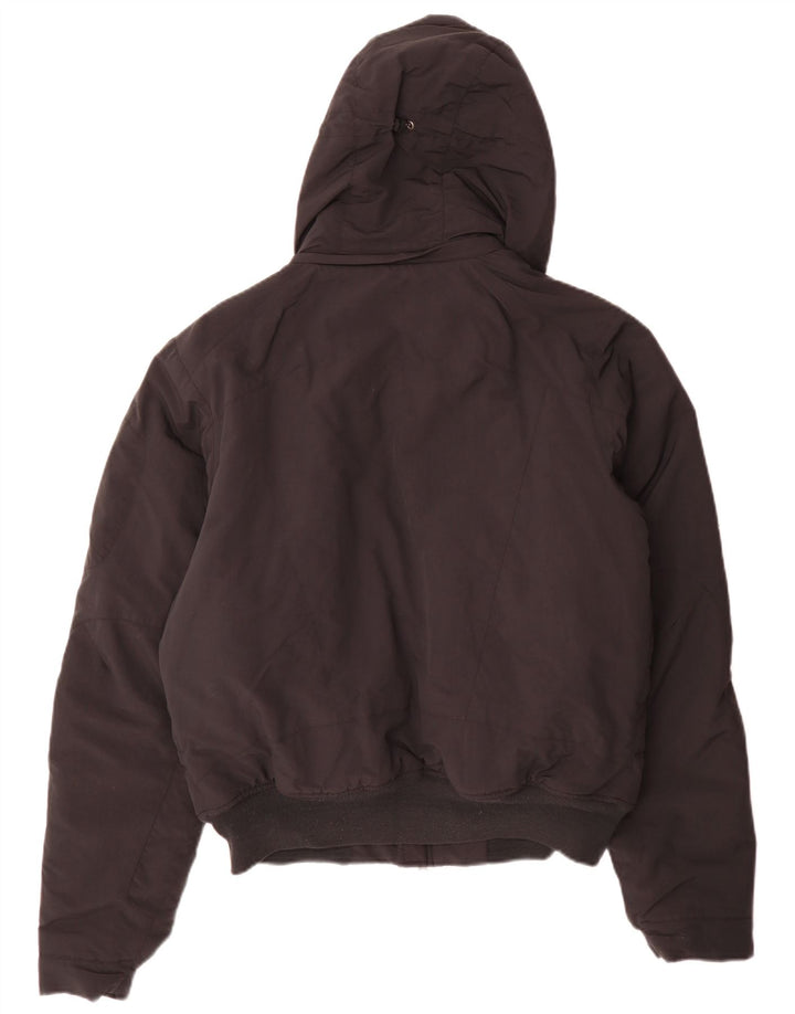 Woolrich muška bomber podstavljena jakna s kapuljačom UK 38 srednje crna