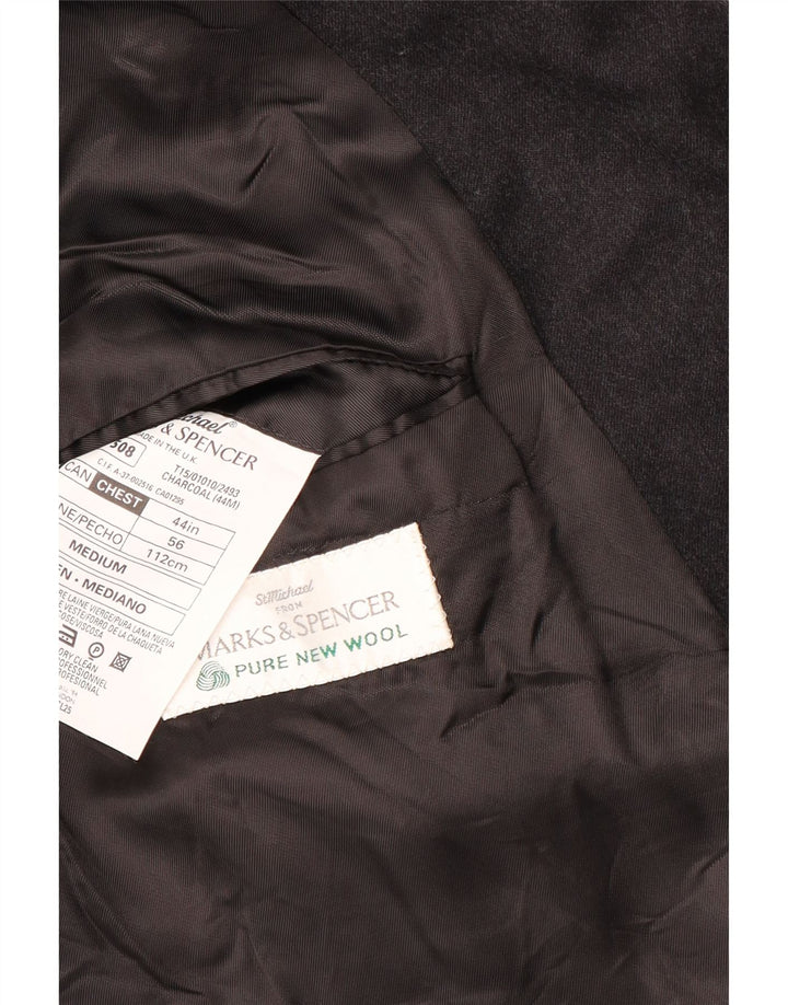 Marks & Spencer muška jakna s dvostrukim kopčanjem UK 44 XL siva nova vuna