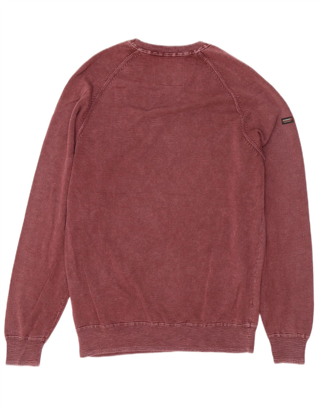 Superdry muška trenirka, veliki bordo pamuk