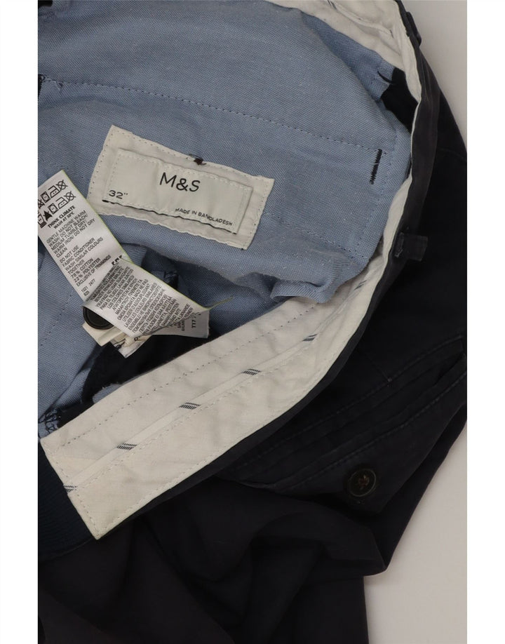 Marks & Spencer muške chino kratke hlače W32 srednje tamnoplavi pamuk