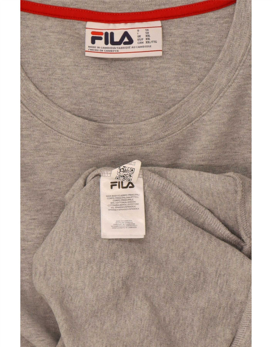 Fila muški džemper 2XL sivi pamuk