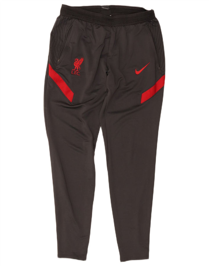 Nike Ženske Dri Fit Trenirke Hlače Joggers UK 10 Mali sivi poliester