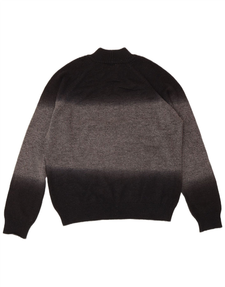 ARMANI COLLEZIONI Ženski džemper s ovratnikom IT 54 3XL Crna