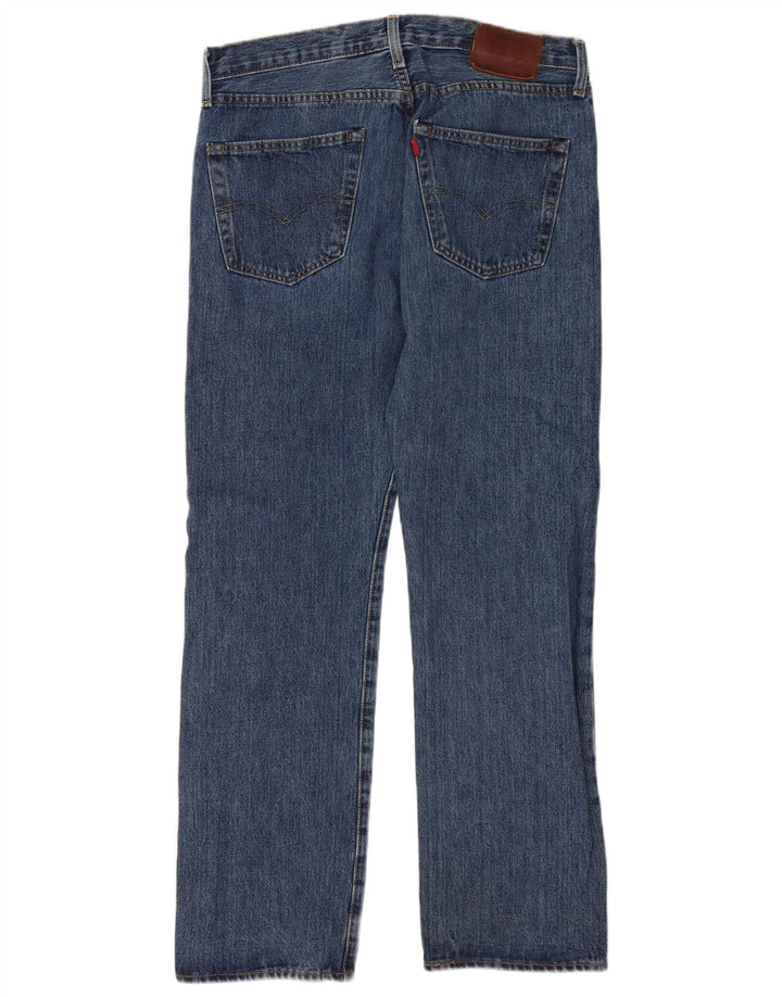 Levi's muške 501 ravne traperice W34 L32 plavi pamuk