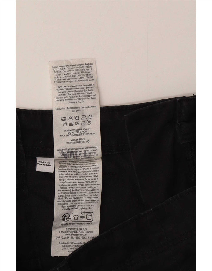 Jack & Jones muške kargo kratke hlače XS W26 crni pamuk