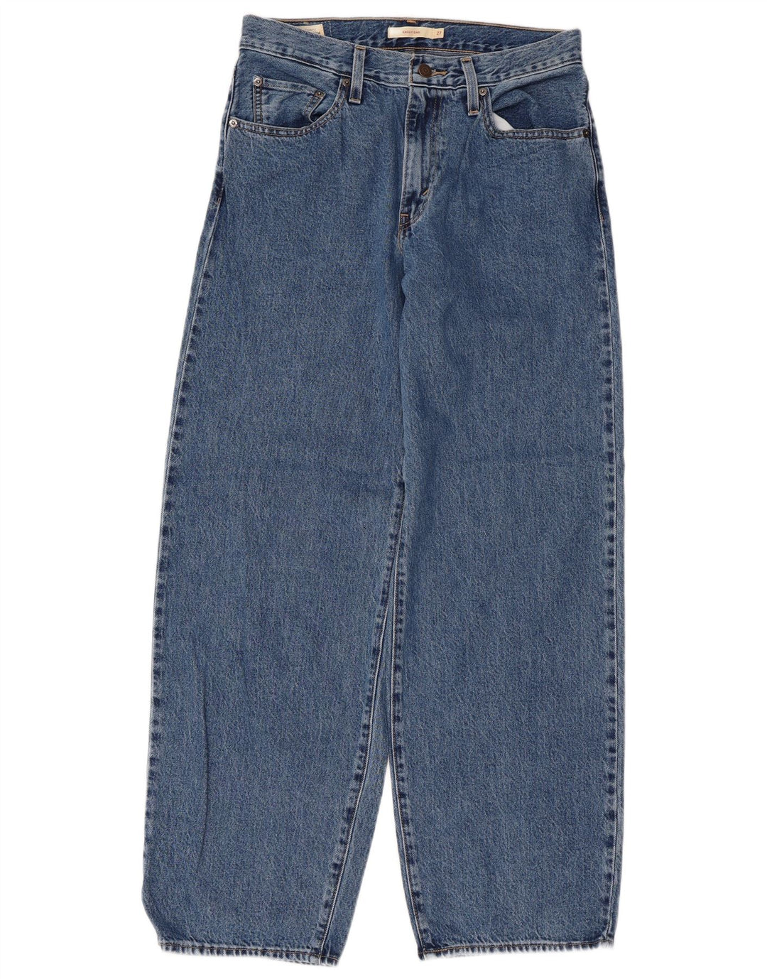LEVI'S ženske široke traperice Baggy Dad W27 L30 plavi pamuk