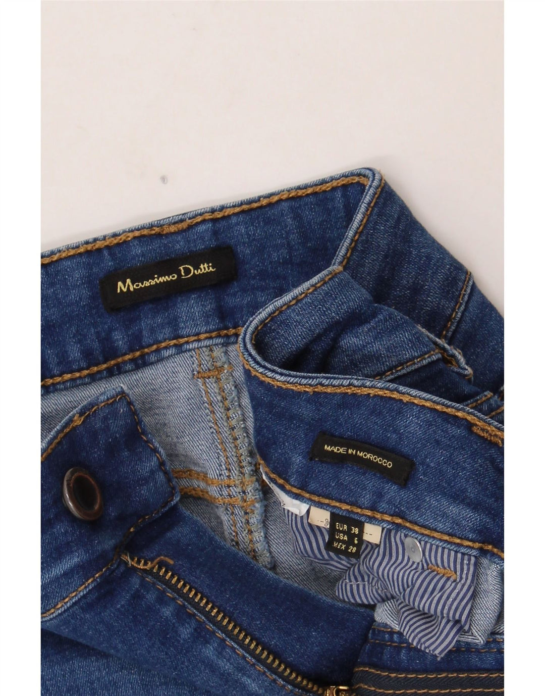 Massimo Dutti ženska traper suknja EU 38 mala W28 plava