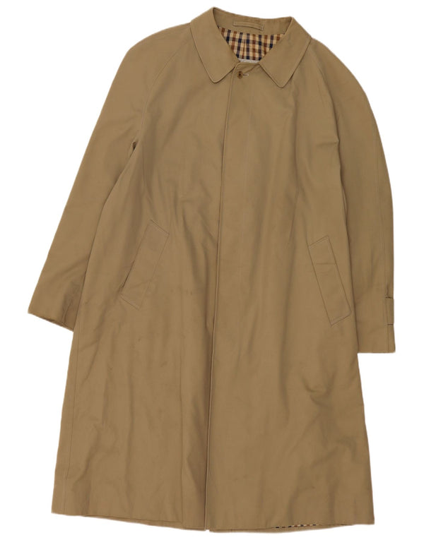 Aquascutum muški trenč kaput UK 44 2XL kaki pamuk