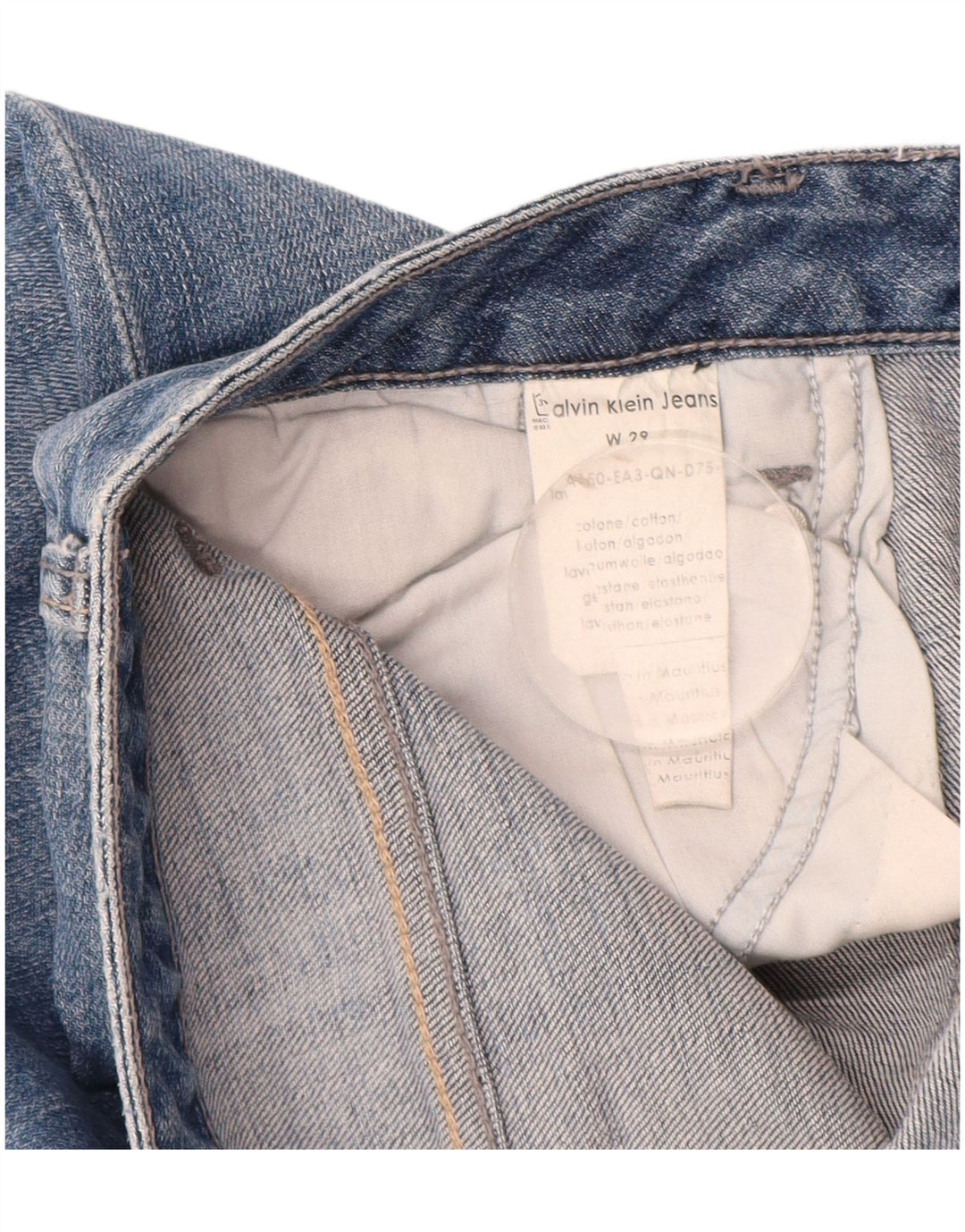 Ženske uske traperice Calvin Klein, W29 L34, plavi pamuk