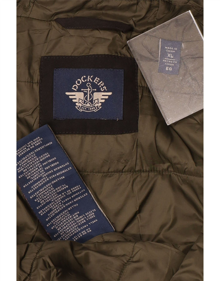 Dockers muška bomber jakna s kapuljačom UK 42 XL crni poliester