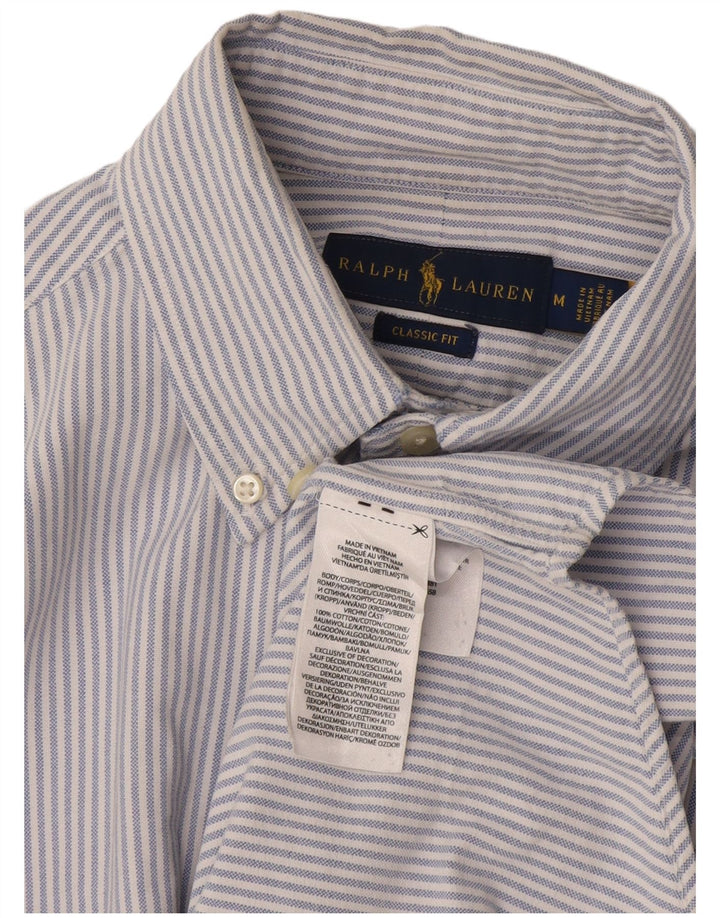 Ralph Lauren muška klasična košulja srednjeg kroja, pamuk na plave pruge