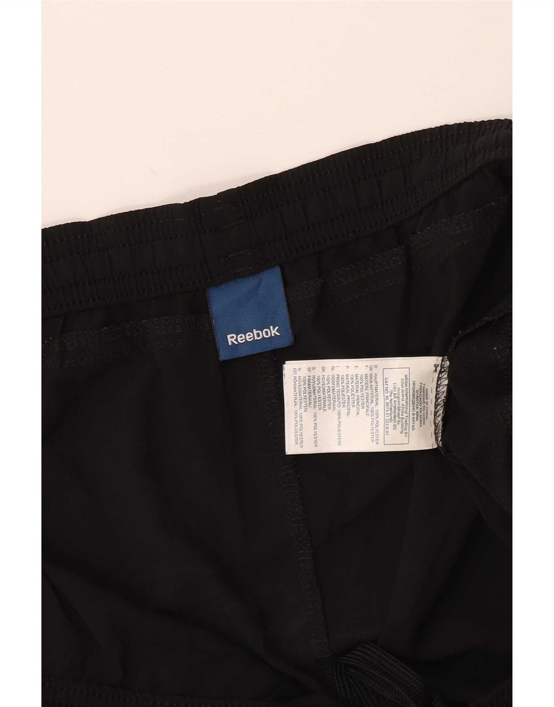 Reebok muške sportske kratke hlače XL crni poliester