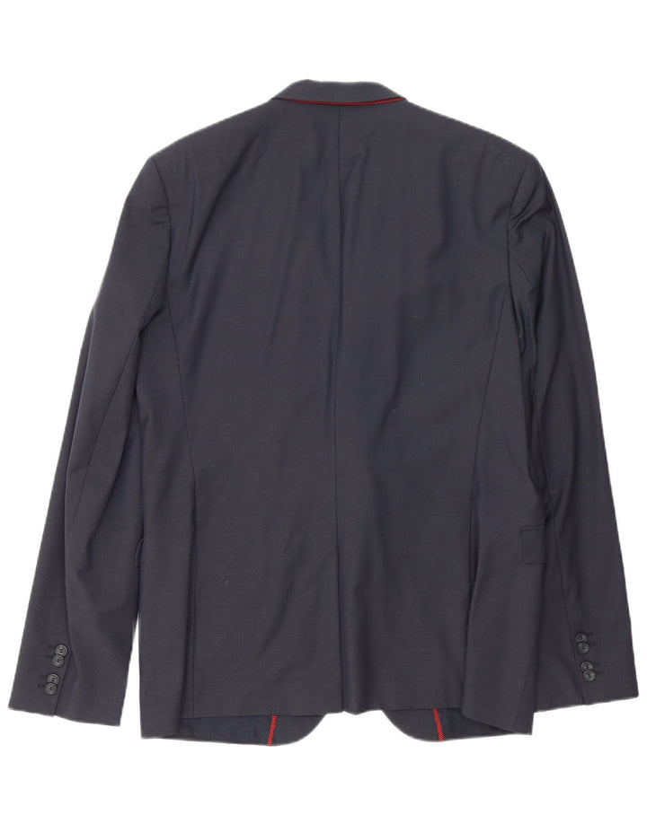 Hugo Boss muška jakna sa 2 gumba UK 54 2XL tamnoplava vuna