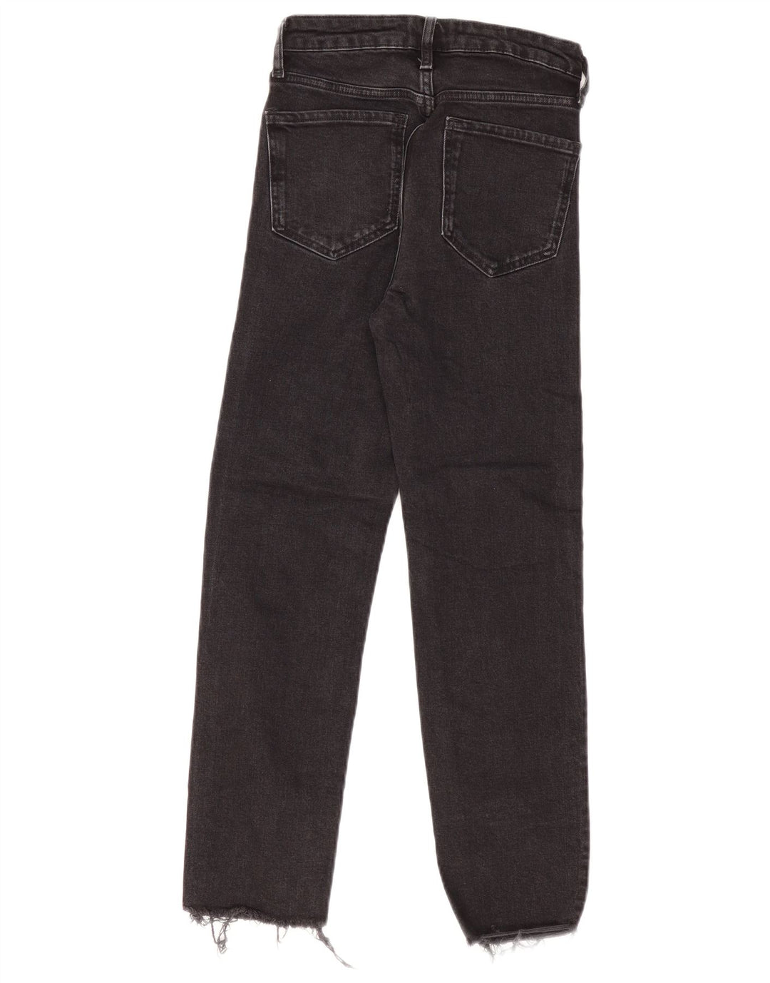 ZARA ženske ravne traperice visokog struka EU 36 XS W26 L27 crne