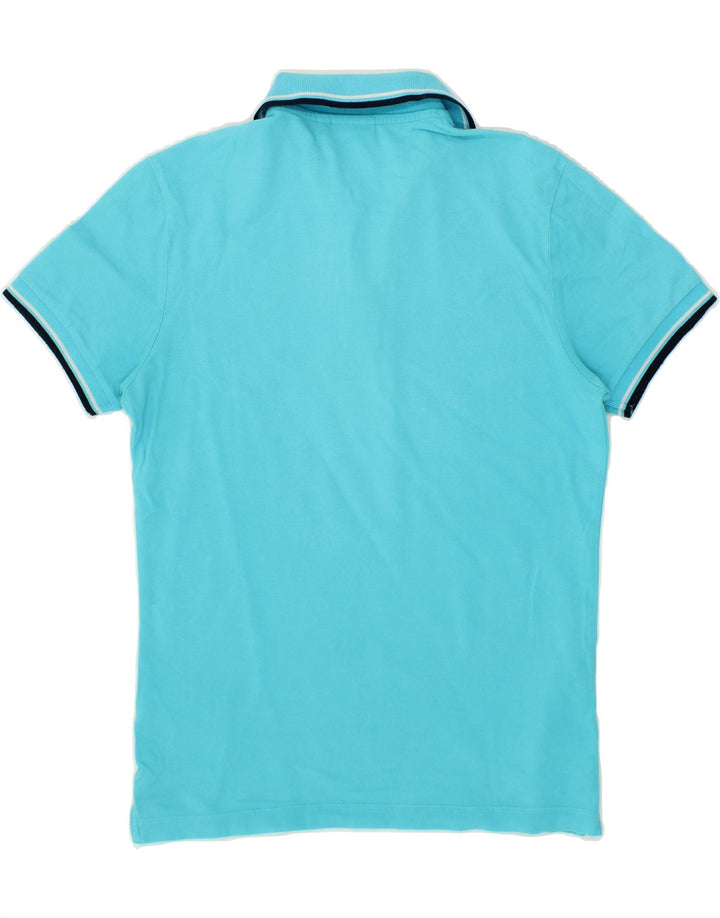 DIADORA Mens Polo Shirt Small Blue Cotton Vintage Diadora and Second-Hand Diadora from Messina Hembry 