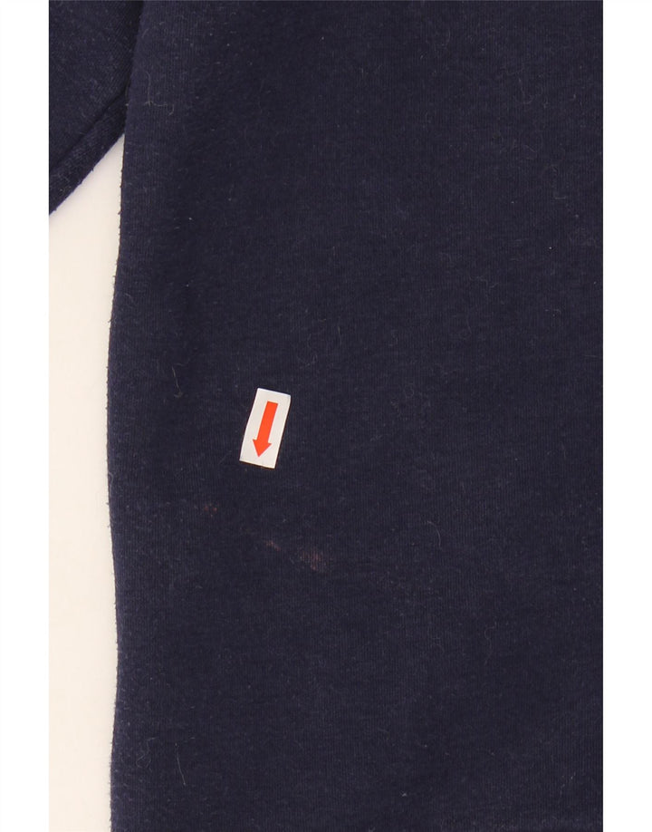 TOMMY HILFIGER Mens Sweatshirt Jumper Large Navy Blue Cotton