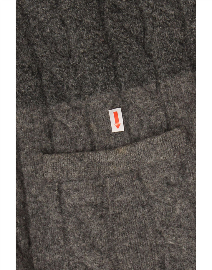 GANT Womens Cardigan Sweater UK 18 XL Grey Wool