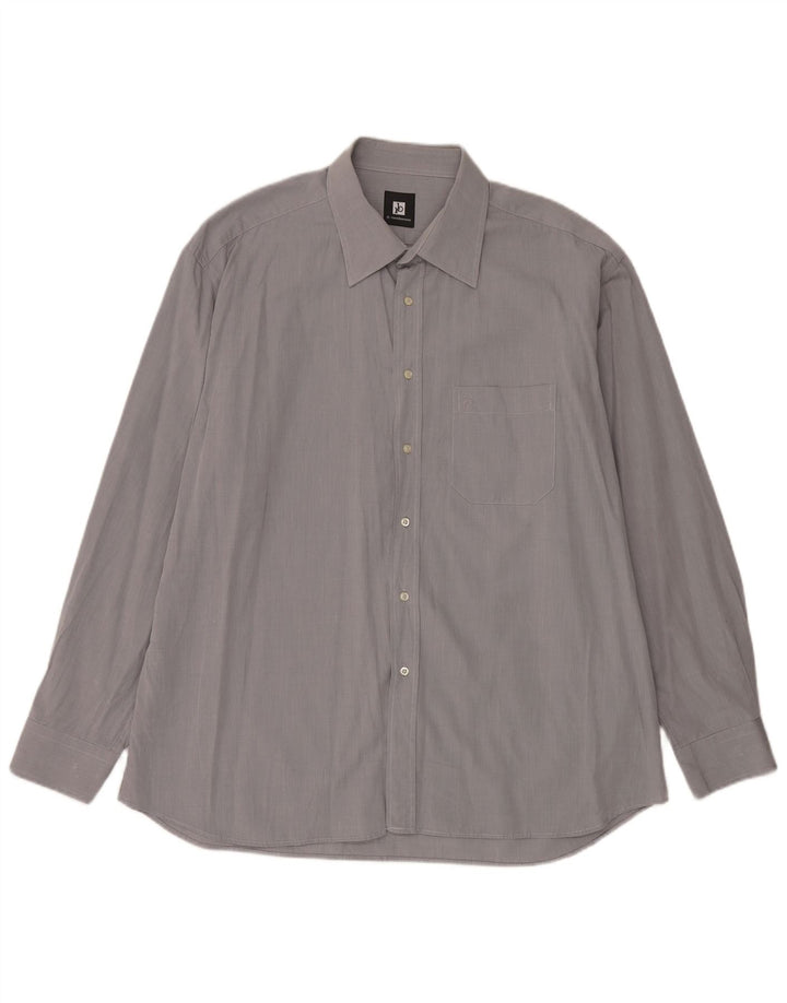 Roccobarocco muška košulja veličina 46 18 1/2 2XL siva