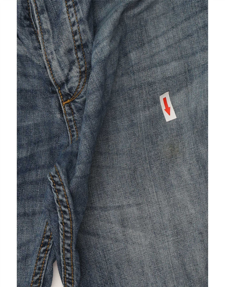 Jack & Jones muške kratke traper kratke hlače srednjeg kroja W32, plavi pamuk