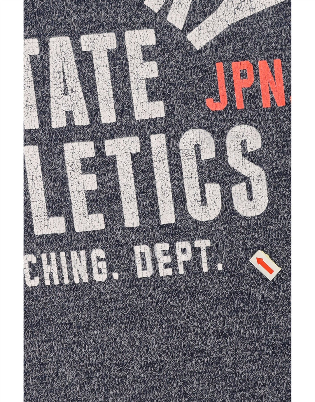 SUPERDRY muška majica kratkih rukava s grafičkim motivima za atletičare, veliki plavi flekasti pamuk