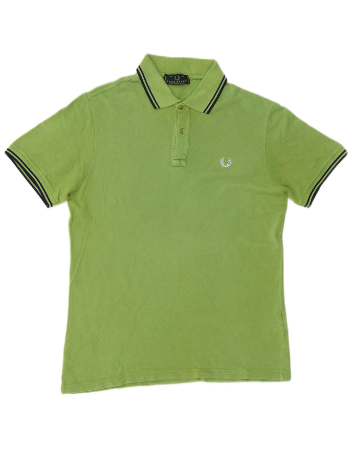 Fred Perry muška polo majica Srednje zeleni pamuk