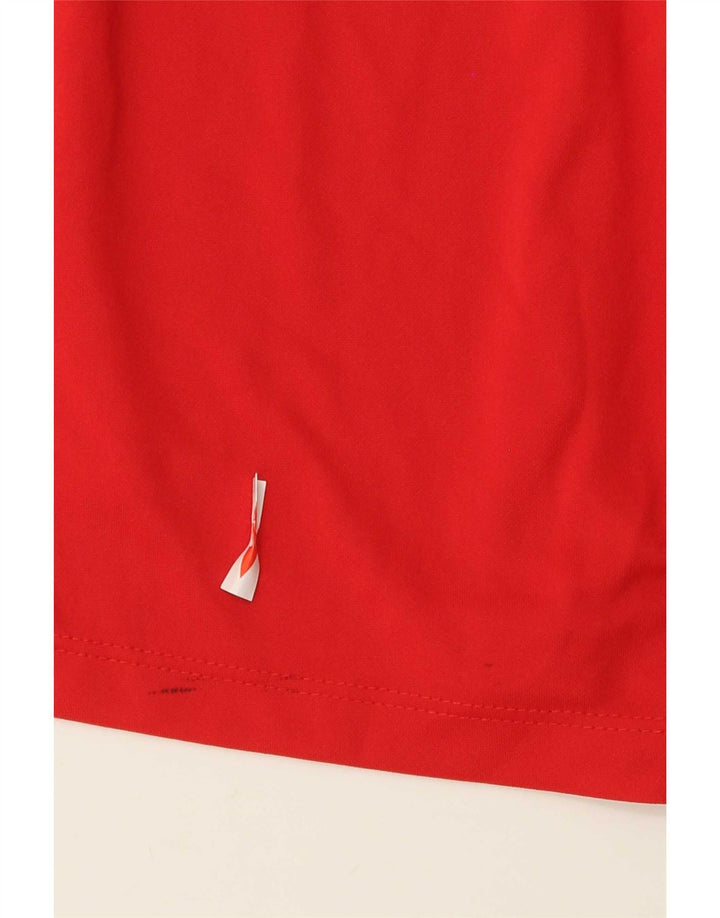 Nike muške Dri Fit uske sportske kratke hlače velike crvene boje od poliestera