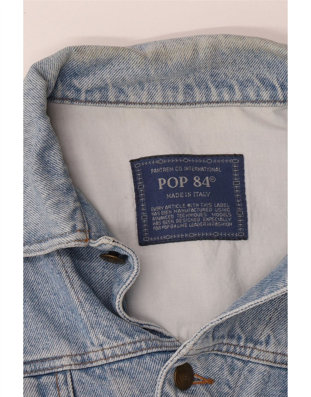 POP 84 Muška traper jakna UK 40 Large Blue