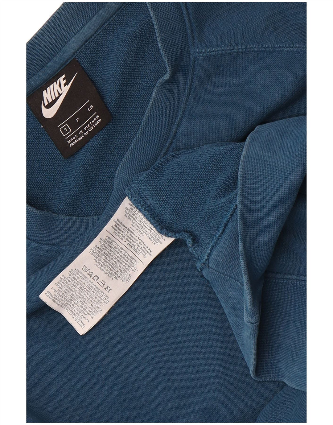 Nike muška trenirka s grafičkim detaljima, mala plava pamučna