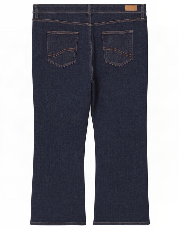Fat Face ženske Brooke Bootcut traperice UK 24 4XL W44 L27 tamnoplavi pamuk