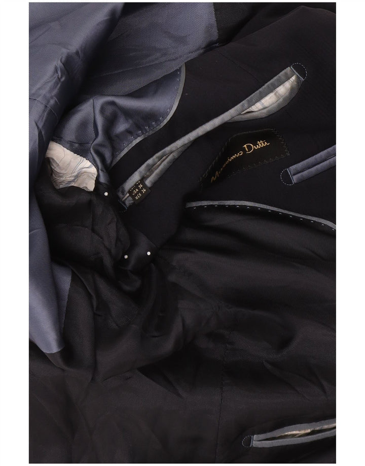 Massimo Dutti muška jakna s 2 gumba EU 46 mala tamnoplava