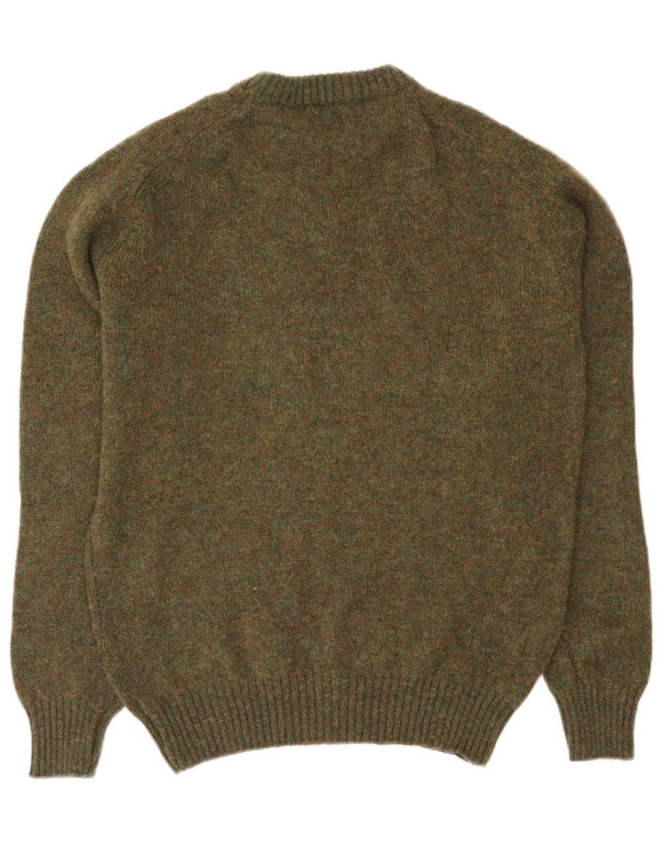 Camaieu ženski džemper s okruglim izrezom UK 10 Small kaki s pjegama